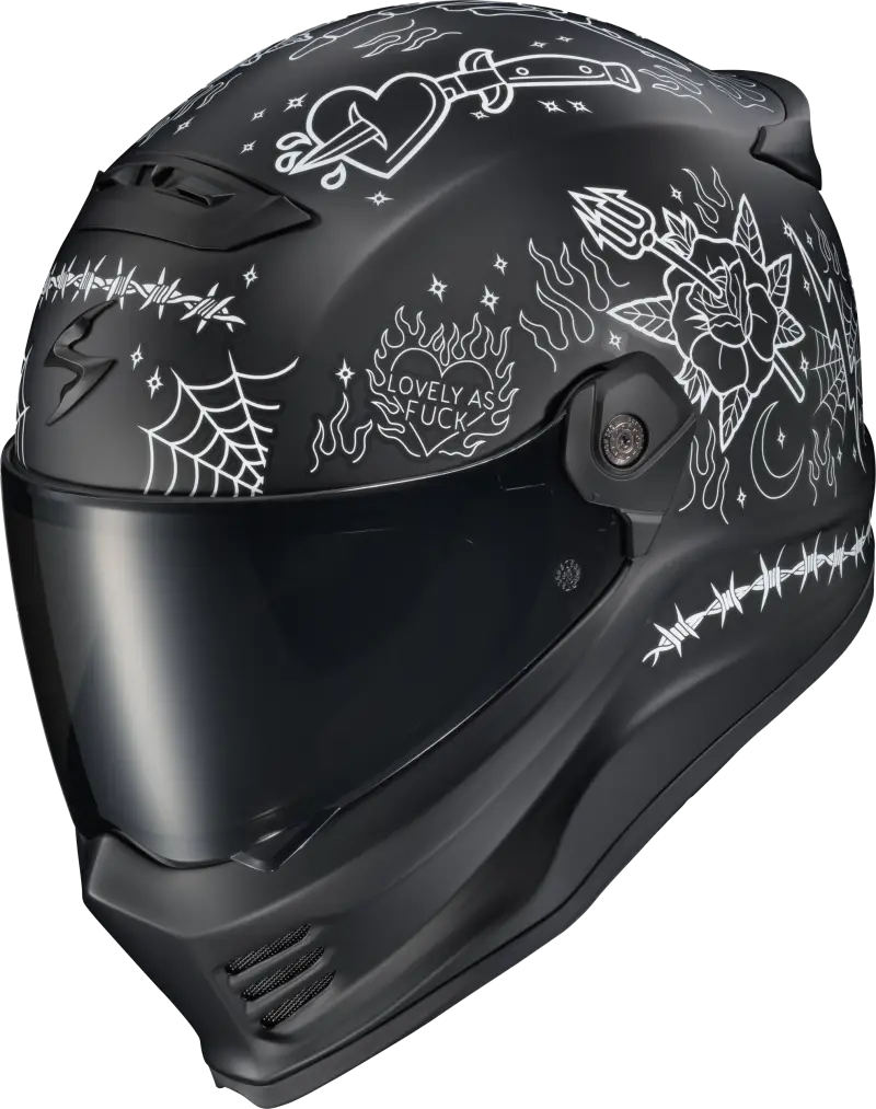 Covert Fx Full Face Helmet The Litas 2 Black Sm - SCORPION EXO