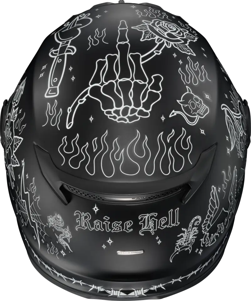 Covert Fx Full Face Helmet The Litas 2 Black Sm - SCORPION EXO