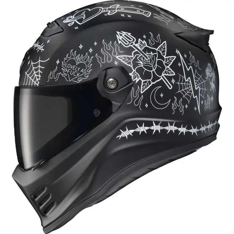 Covert Fx Full Face Helmet The Litas 2 Black Sm - SCORPION EXO