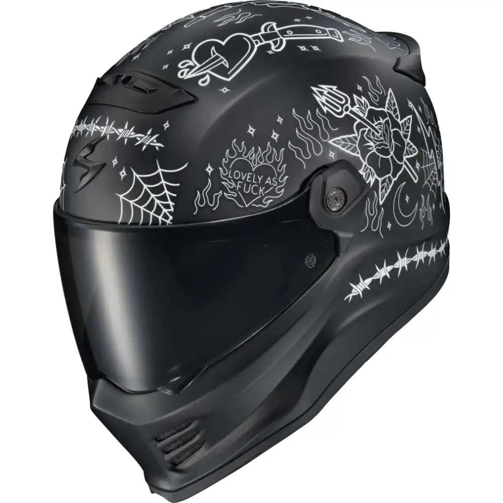 Covert Fx Full Face Helmet The Litas 2 Black Sm - SCORPION EXO