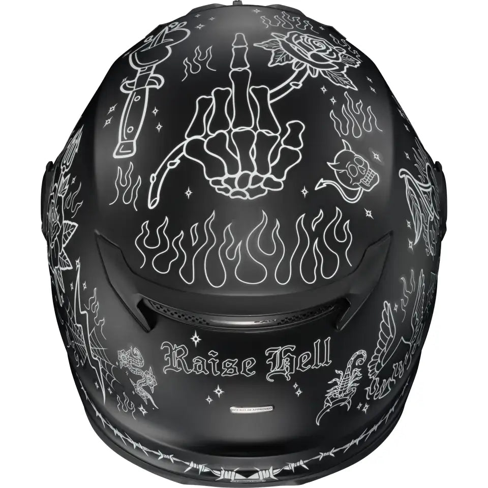 Covert Fx Full Face Helmet The Litas 2 Black Sm - SCORPION EXO