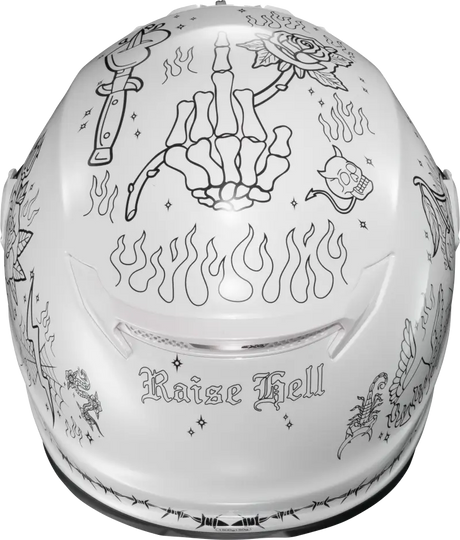 Covert Fx Full Face Helmet The Litas 2 White Md - SCORPION EXO