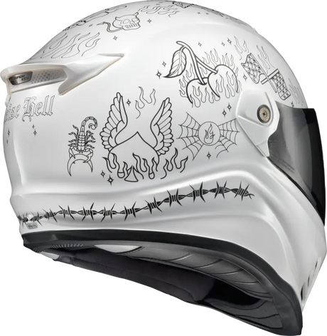 Covert Fx Full Face Helmet The Litas 2 White Md - SCORPION EXO
