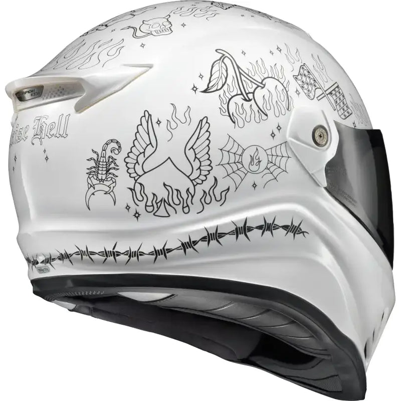 Covert Fx Full Face Helmet The Litas 2 White Sm - SCORPION EXO
