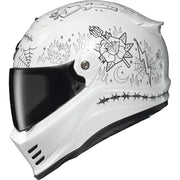 Covert Fx Full Face Helmet The Litas 2 White Sm - SCORPION EXO