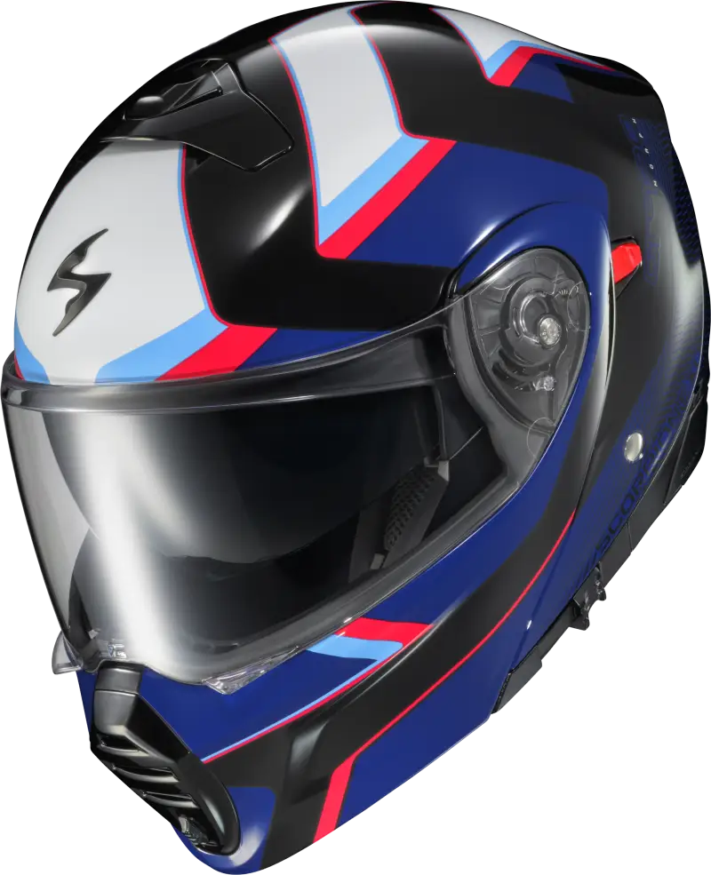 Exo Gt930 Transformer Helmet Morph Blue/Red 3x - SCORPION EXO