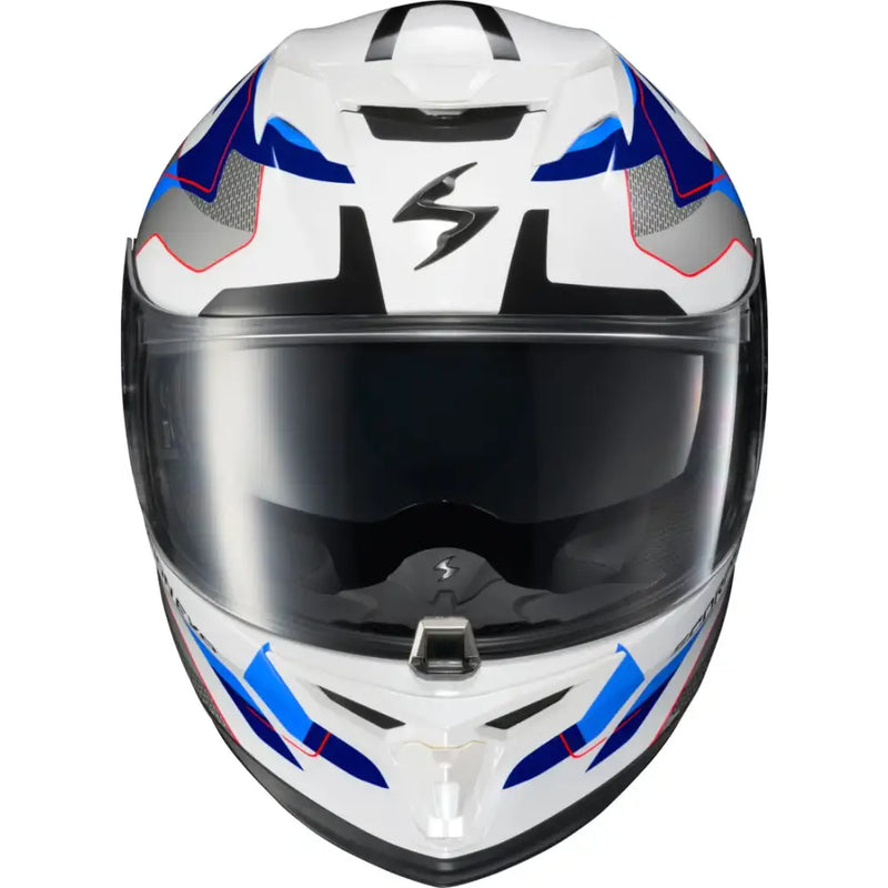 Exo T520 Full Face Helmet Zuse White/Blue Md - SCORPION EXO