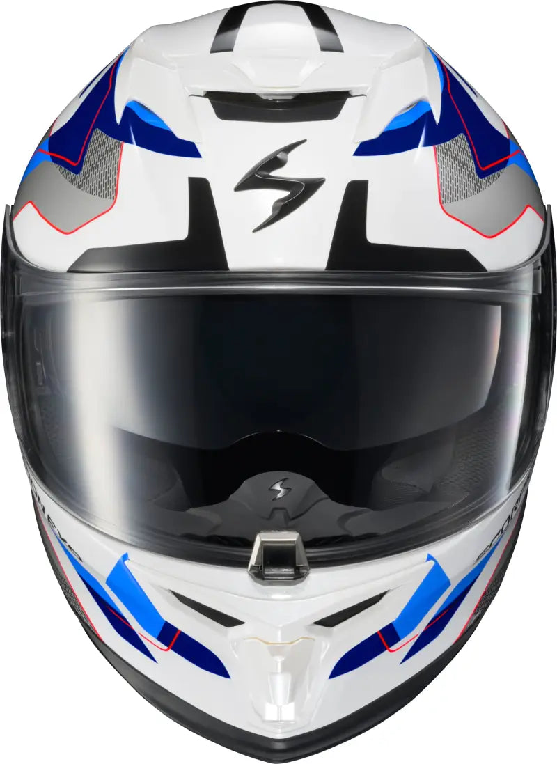 Exo T520 Full Face Helmet Zuse White/Blue Sm - SCORPION EXO