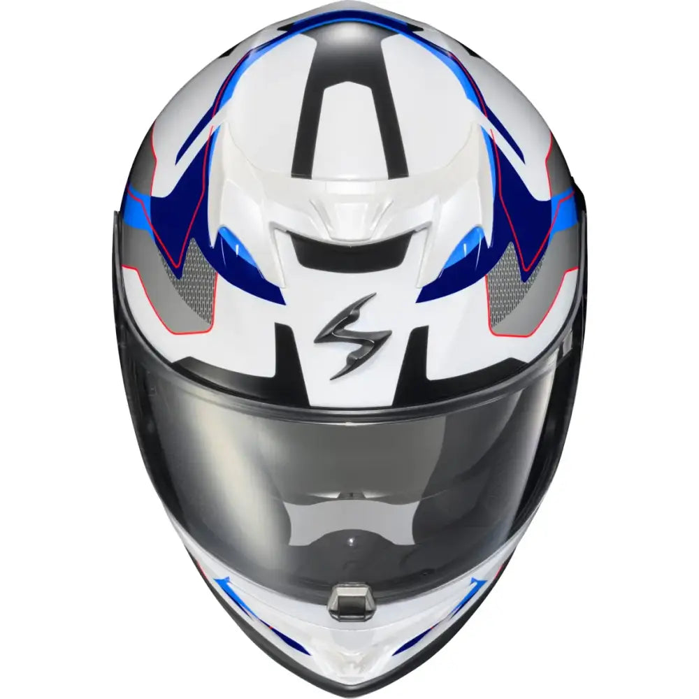 Exo T520 Full Face Helmet Zuse White/Blue Xl - SCORPION EXO