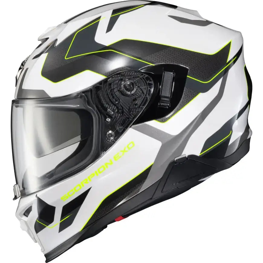 Exo T520 Full Face Helmet Zuse White/Hi Viz Xl - SCORPION EXO