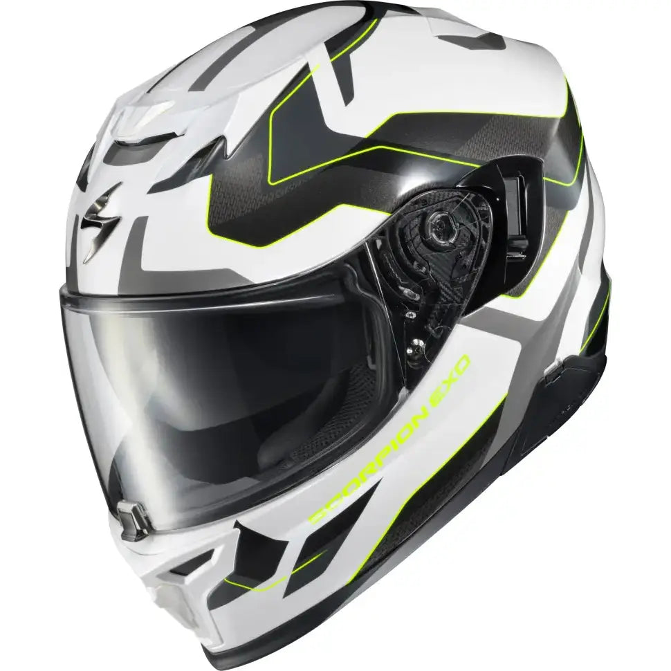 Exo T520 Full Face Helmet Zuse White/Hi Viz Xl - SCORPION EXO