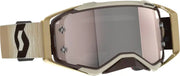 Prospect Goggle Beige/Brn Silver Chrome Works