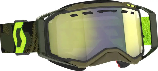 Prospect Snwcrss Goggle Kaki Grn/Neon Ylw Enhcr Chrm