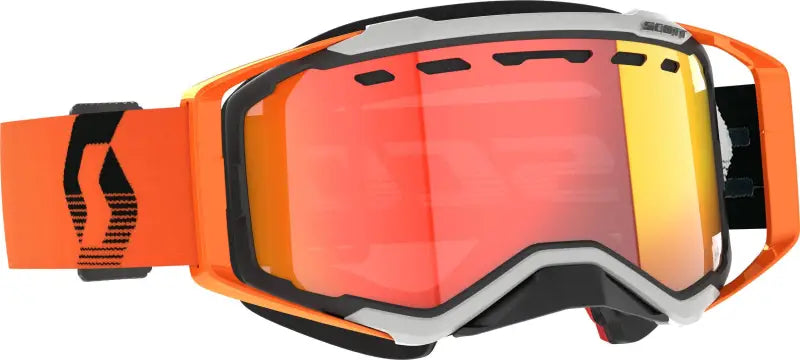 Prospect Snwcrss Ls Goggle Grey/Orange Red Chrome