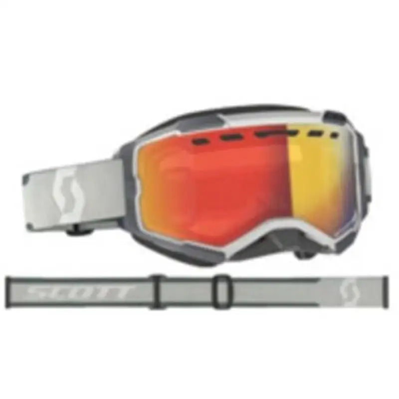 Scott 278604-0011341 Fury Snowcross Goggle Grey Ls Red Chrome Lens - Eyewear