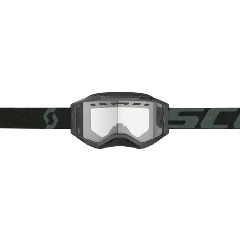 Scott 278605-0001043 Fury Snowcross Goggle Black Clear Lens - Eyewear
