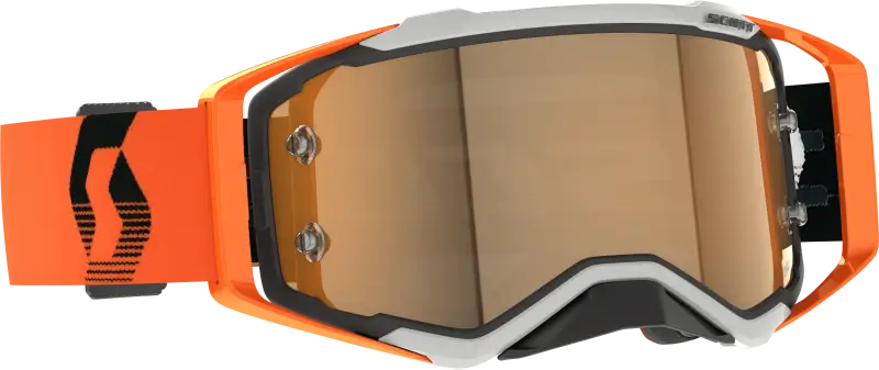 Prospect Amp Gogggle Grey/Orange Gold Chrome Works