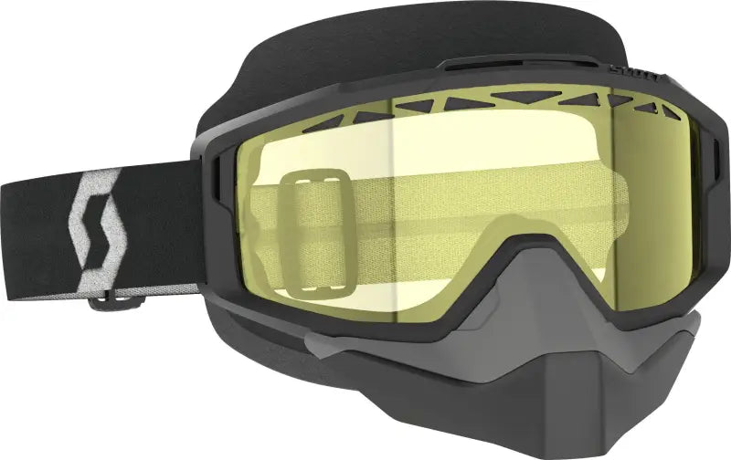 Split Otg Snwcrss Goggle Black/White Yellow Lens
