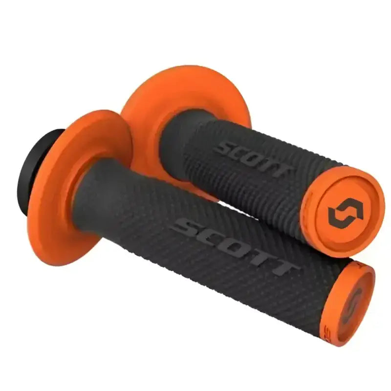 Scott 292452-1009222 Sx2 Lock-On Black/Orange grips showcasing superior traction and comfort for RV, automotive, Powersports, off-road, and marine applications; perfect for truck accessories, exterior, interior, truck bed, and RV parts, Powersports, Street, AVADA - Best Sellers, Must Haves