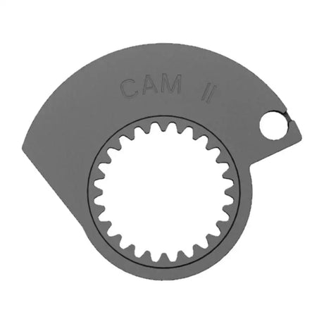 Gray metal cam with toothed center hole for Scott 294677-0001 Sx2 Lock-On Cam 2 Black