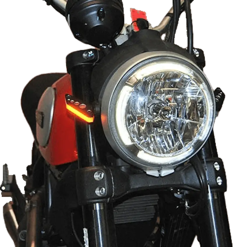 SCRAMBLER-FB New Rage Cycles Front Led Turn Signals Duc - RV and Auto Parts