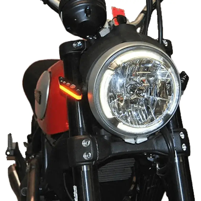 SCRAMBLER-FB New Rage Cycles Front Led Turn Signals Duc - RV and Auto Parts
