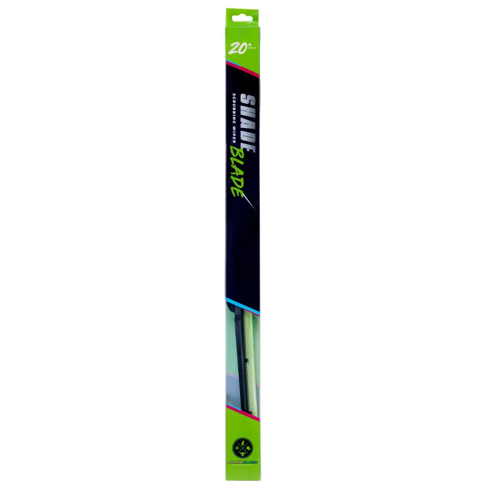 Scrubblade Ensure Quiet Operation Windshield Wiper Blade CBG2000 - Green 20 Silicone Shadeblade Per BA
