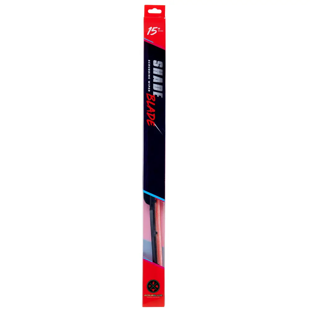 Scrubblade Ensure Quiet Operation Windshield Wiper Blade CBR1500 - Red 15 Silicone Shadeblade Wip Blae