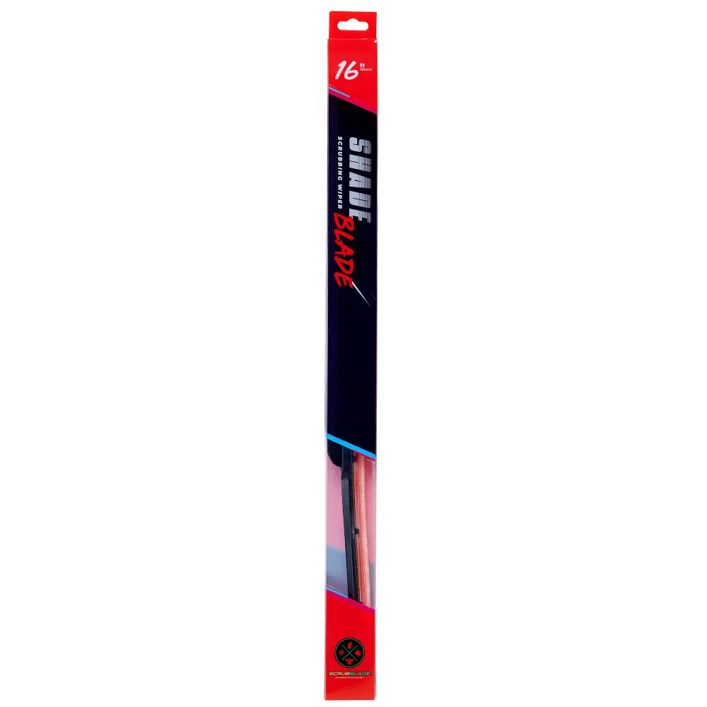 Scrubblade Ensure Quiet Operation Windshield Wiper Blade CBR1600 - Red 16 Silicone Shadeblade Wip Blae