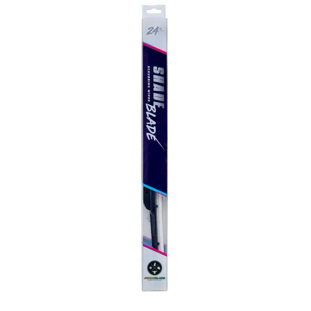 Scrubblade Ensure Quiet Operation Windshield Wiper Blade CBW2400 - White 24 Silicone Shadeblade Per BA