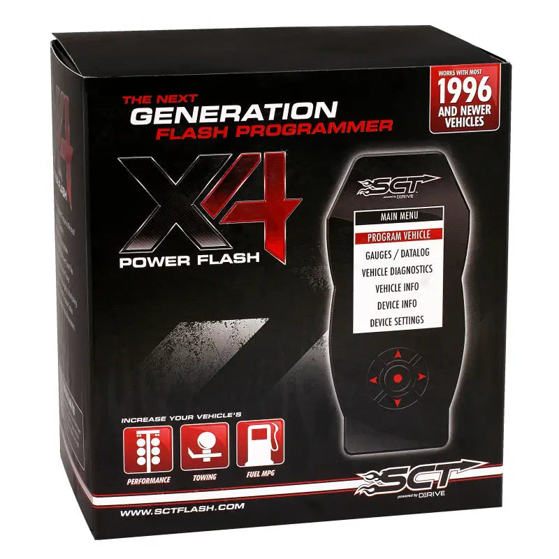 SCT Ford Cars & Trucks (Gas Diesel) X4 Power Flash Programmer EO Certified - Truck Automotive
