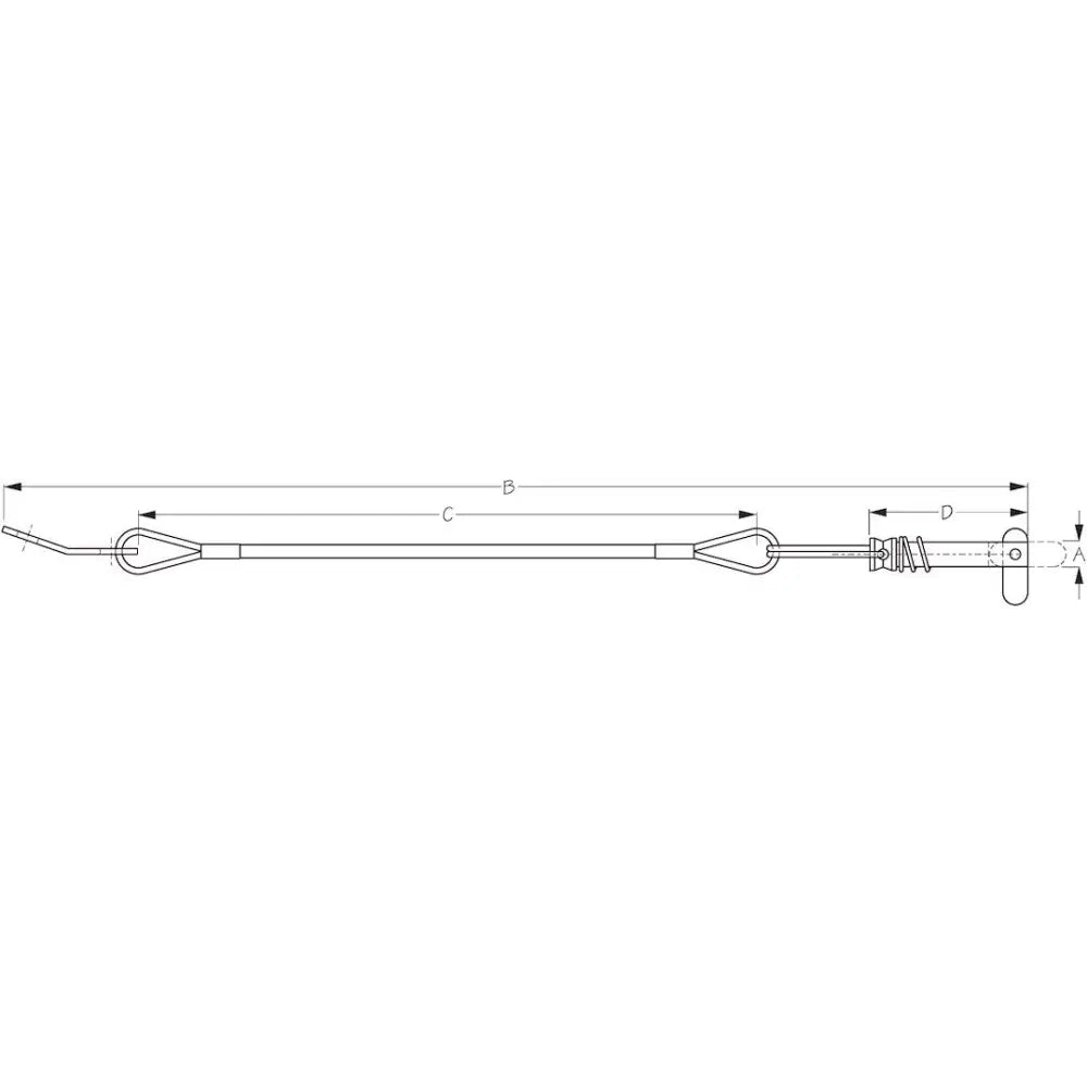 SEA DOG No Supplier Warranty Quick Release Pin 299986-1 - Stainless Toggle PIN Lanyard