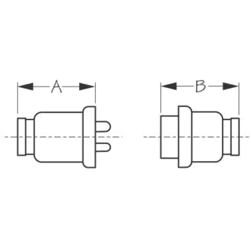 SEA DOG No Supplier Warranty Boat Deck Cable Outlet 426164-1 - Molded Electrical Connector Pron