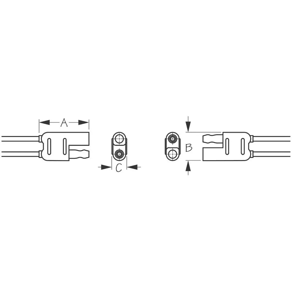 SEA DOG No Supplier Warranty Wiring Harness Connector 426880-1 - Polarized 2-Wire