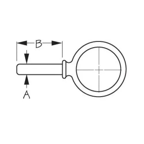 SEA DOG No Supplier Warranty Oarlock 580590-1 - Brass Round Horn
