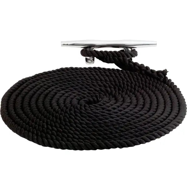 SEA DOG All Lines Are Medium Lay Dock Line 301110015BK-1 - Twisted Nylon