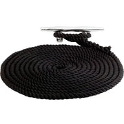 SEA DOG All Lines Are Medium Lay Dock Line 301110020BK-1 - Twisted Nylon