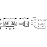 SEA DOG Breakers Are Ignition Protected Circuit Breaker 830350 - SD-32 Short Stop RE