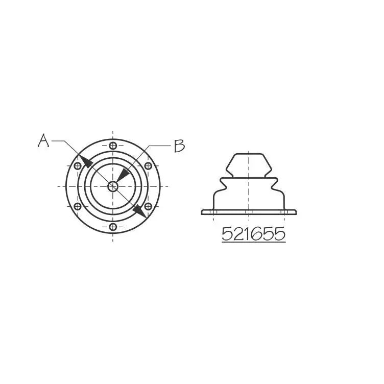 SEA DOG Complies With Abyc Standard Outboard Motor Control Cable Boot 521655 - Well 5-1