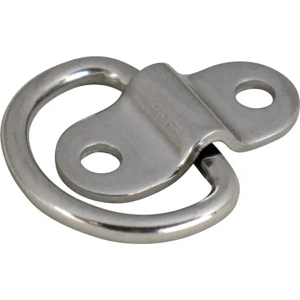 SEA DOG Installs With Two RH Fasteners D-Ring 090145-1 - Stainless Folding D-Ring