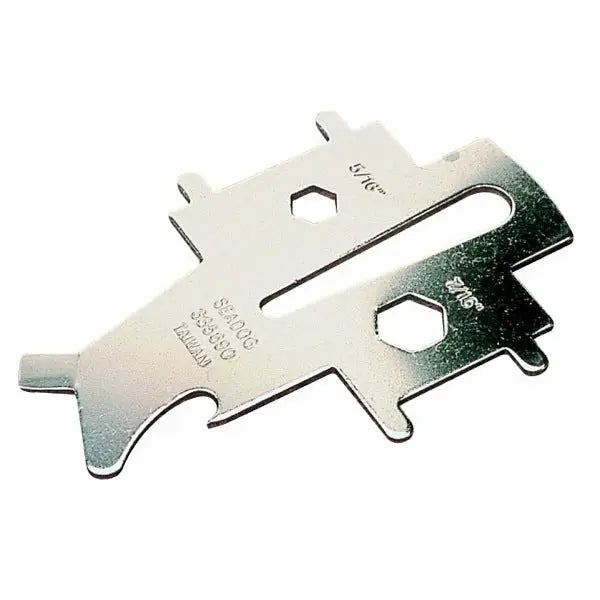 SEA DOG Made In USA Boat Deck Filler Cap Key 335690-1 - Stainless Universal Plate