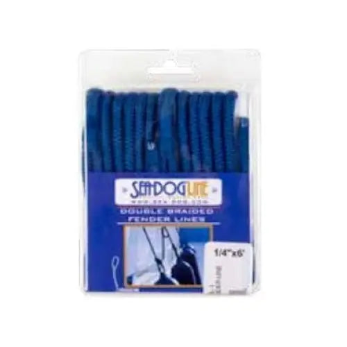 SEA DOG 302106006BL-1 100 percent premium double braided nylon - Fender Line