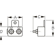 SEA DOG Made In USA Circuit Breaker 420845-1 - Resettable