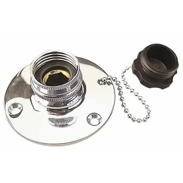 SEA DOG Made In USA Fresh Water Inlet 512110-1 - Chrome Brass