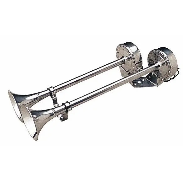 SEA DOG Made In USA Horn 431520-1 - Max Blast Stainless Trumpet HO