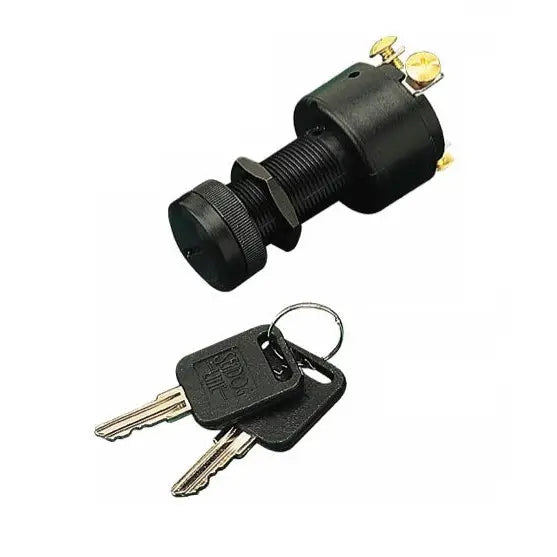 SEA DOG Made In USA Ignition Switch 420365-1 - Poly 3-Position Key Swtch Long