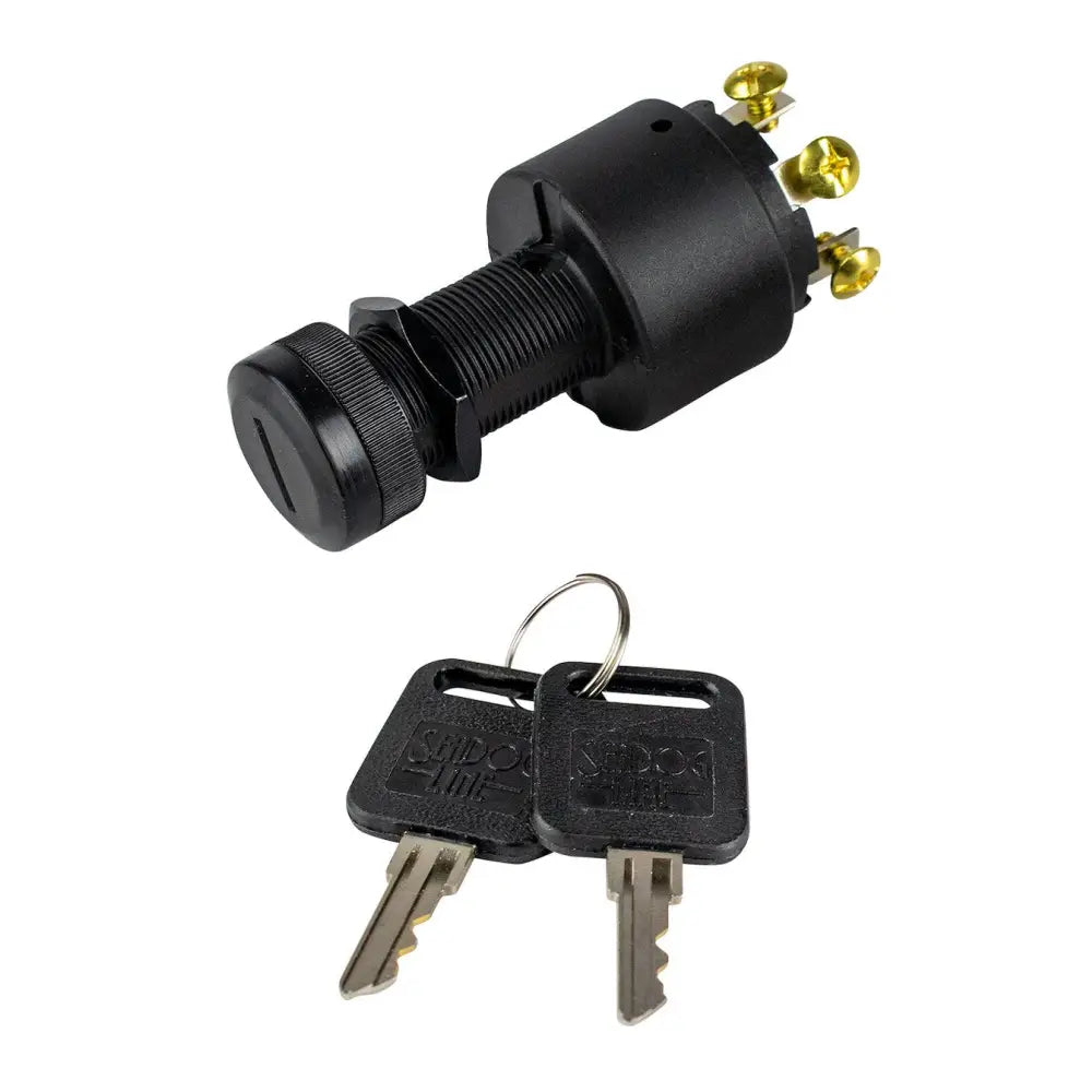SEA DOG Made In USA Ignition Switch 420375-1 - Poly 4-Position Key Switch CAP