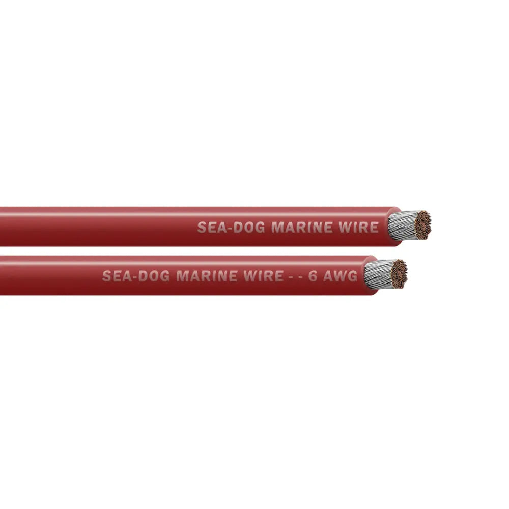 SEA DOG 8006020 - Red Awg 25FT Battery Cable
