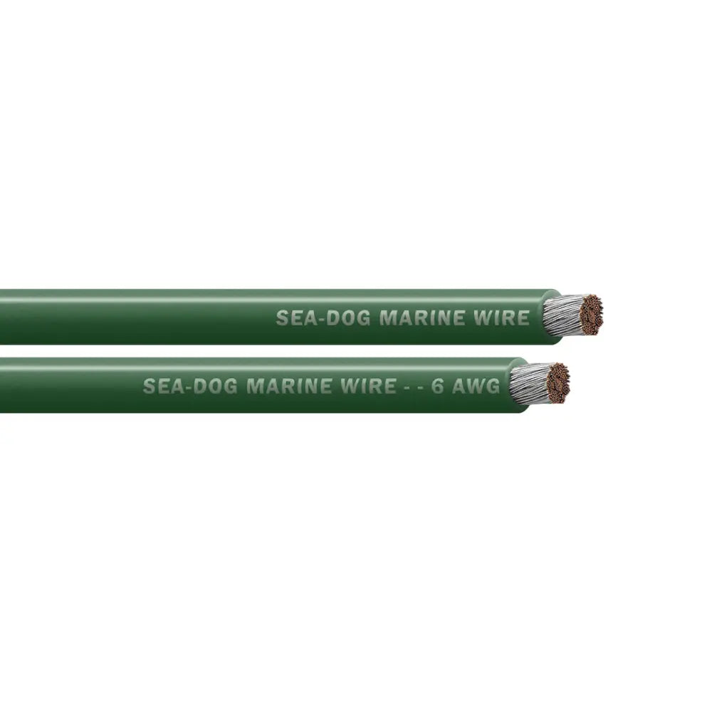 SEA DOG 8006042 - Green Awg 100FT Battery Cabl