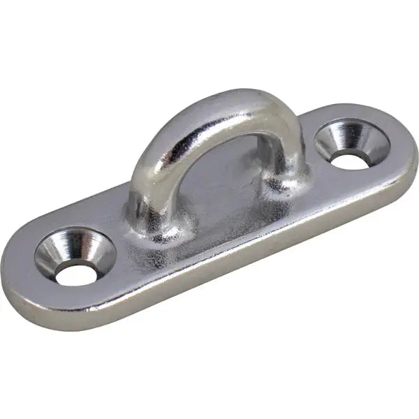 SEA DOG Oblong Eye Plates Tie Down Anchor 088721 - Stainless Plate
